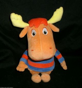 8 " Ty Backyardigans Tyrone Orange Moose Nickelodeon Stuffed Animal Plush Toy