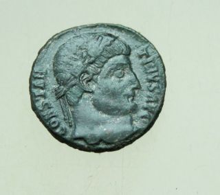 Constantine I Ad 307 - 337 Æ20mm Follis Camp Gate Antiochia