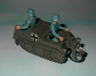1970s Britains Plastic German Soldiers and Kettenkrad Vehicle 2