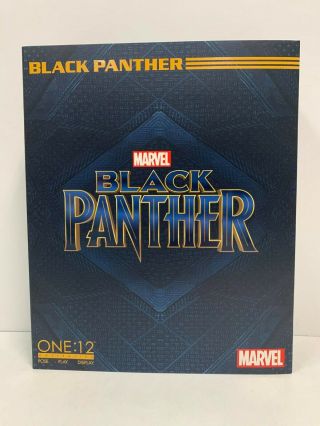 Mezco One:12 Collective Marvel Comics Black Panther 1/12th Figure