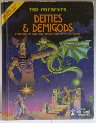 Tsr Deities And Demigods Pp 144 1980 D&d Includes Cthulhu & Melnibonéan Mythoi