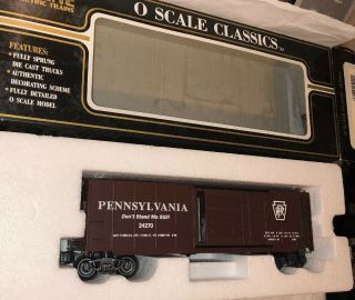 K Line Prr Classic Scale Boxcar Pennsylvania 24270 O Car K761 - 1891
