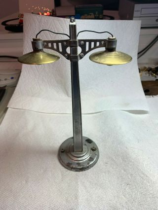 Standard Gauge Double Street Lamp 10in High
