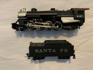 Ho - Ihc Santa Fe 3127 Mikado 2 - 8 - 2 Steam Engine And Tender