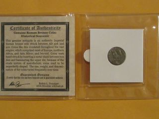 Ancient Roman Coin First Christian Empire Roman Bronze 44