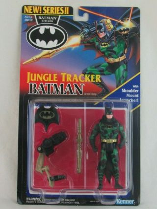 Batman Returns Jungle Tracker Batman Action Figure Kenner,  On Card