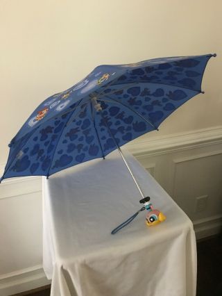 Powerpuff Girls Vintage Umbrella With Bubbles Figure Handle Dated 2002