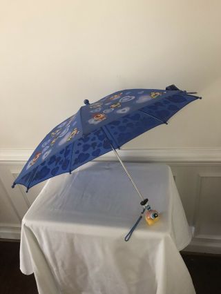 Powerpuff Girls Vintage Umbrella with Bubbles Figure Handle Dated 2002 2