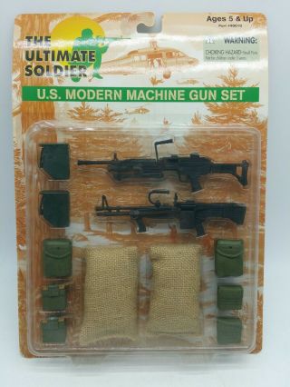 Ultimate Soldier U.  S.  Modern Machine Gun Set 1:6 Scale Accessory Set M3