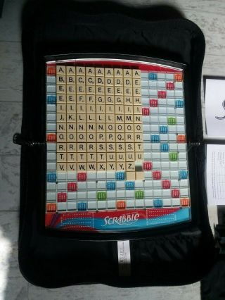 Travel Scrabble Game In Zippered Case 2009 Hasbro Complete