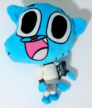 The World Of Gumball Watterson Plush Toy Cartoon Network 19cm Tall