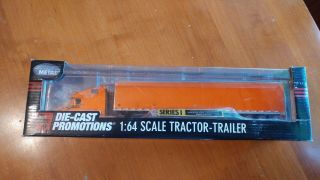 Die - Cast Promotions 1:64 " Schneider " Tractor Trailer Series 1 By Ertl 2004