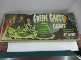 Vintage 1965 Transogram Green Ghost Glow In The Dark Game W/box