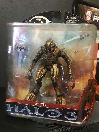 Halo 3 Series 2 Gold Arbiter Mcfarlane Toys Action Figure - Nib - Xbox
