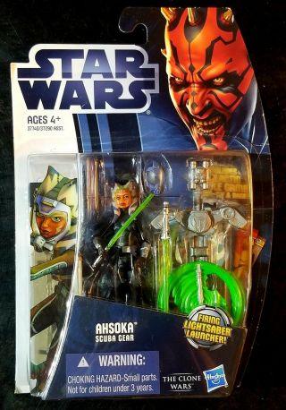Star Wars Ahsoka Cw15 Scuba Gear The Clone Wars Jedi Hasbro 2012 /