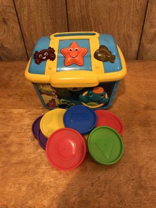 Disney Baby Einstein Count Discover Treasure Chest 9 Coins Numbers Shapes Colors