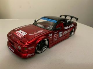 Jada Toys Nissan 240sx S13 Hatchback 1:24 Scale Import Racer