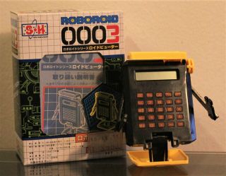 Bandai Roboroid 0003 Computer / Calculator Transforming Robot,  Complete (1984)