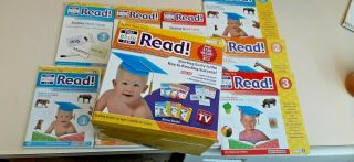 Your Baby Can Read System Levels 1 2 3 DVDs sliding Word Cards Complete Box Set 3