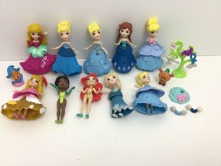 Disney Princess Little Kingdom Polly Pocket Dolls Cinderella Frozen Accessories