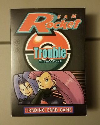 Pokemon Trading Card Game - Team Rocket Trouble Theme Deck