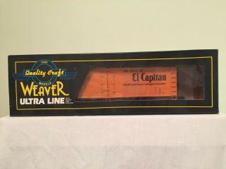 Weaver Santa Fe Reefer W/ “el Capitan” Logo (3) 3 - Rail O Gauge Ltd Ed
