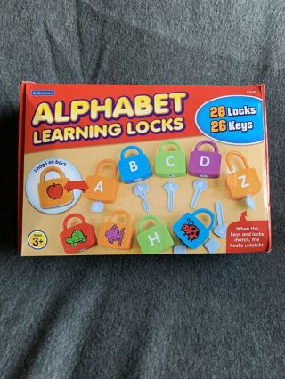Lakeshore Learning Alphabet Learning Locks 26 Keys And 26 Locks Complete Set