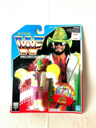 Vintage 1992 Hasbro Wwf Macho Man Wrestling Action Figure Wwe Randy Savage