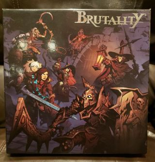 Brutality Board Game With All Expansions And Kickstarter Stretch Goals Exc Cond