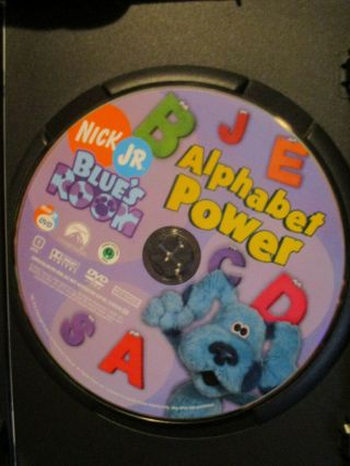 1998 Blues Clues Chunky 3D Puzzle Blue in Big Red Chair,  DVD & Kaleidoscope, 2