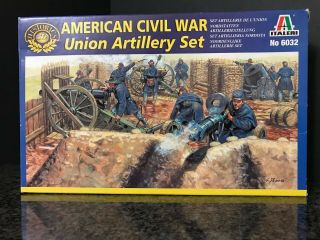 Ships Italeri Historics: Union Artillery Set Us Civil War Gatling Gun