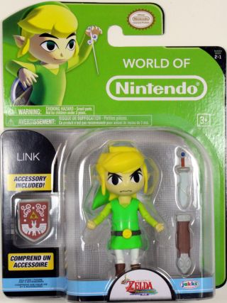 World Of Nintendo Link (wind Waker) Action Figure Legend Of Zelda