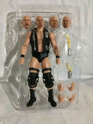Pre - Owned S.  H.  Figuarts WWE Stone Cold Steve Austin Action Figure - Complete 2