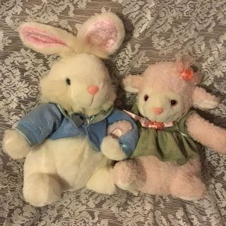 Mty International Singing “easter Parade”plush Bunny Rabbit Stuffed Animals