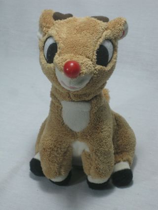 ✅Animated Singing Light Up Rudolph The Red Nosed Reindeer Gemmy 2004 2