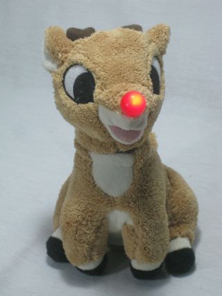 ✅Animated Singing Light Up Rudolph The Red Nosed Reindeer Gemmy 2004 3