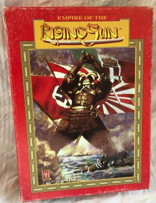 Empire Of The Rising Sun Unpunched Complete Avalon Hill 1995