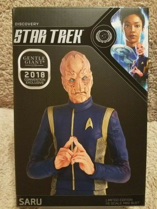 Star Trek SARU Limited Edition 1:6 Scale Mini Bust by Gentle Giant 2018 2