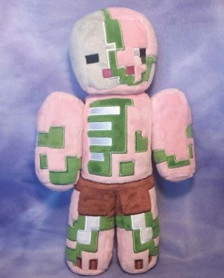 Minecraft Zombie Pigman Plush Stuffed Toy 13 " - Spin Master Mojang