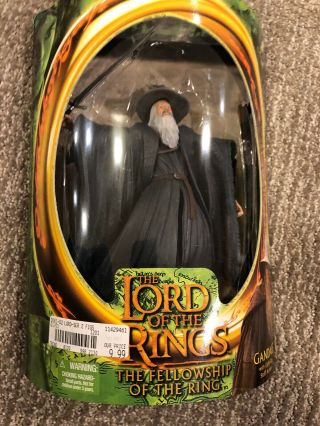 Toybiz Lord Of The Rings: Fellowship Of The Ring - Gandalf Action Figure Mib