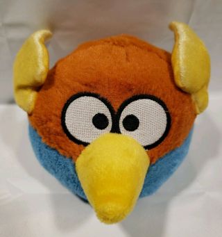 Angry Birds Space Lightning Bl/orange Plush Bird W/sound Soft Stffd Animal