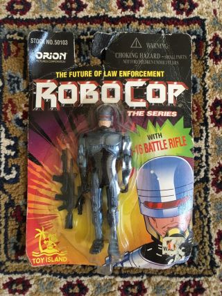 Toy Island Robocop 4 " Action Figure With M - 16 Battle Rifle 50103 (1995)