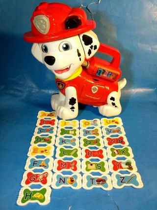 Paw Patrol Marshall Treat Time Vtech Childs Educational Learning Toy,  26 Treats