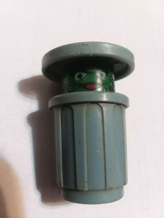 Vintage Fisher Price Little People Sesame Street Oscar The Grouch Figure