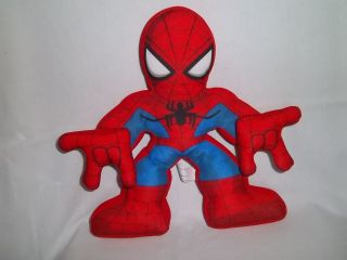 2011 Hasbro 11 " Plush Electronic Web Talking Spider - Man Playskool Heroes Marvel