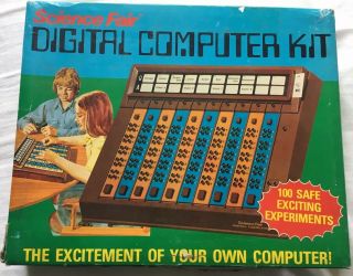 1977 Science Fair Digital Computer Kit By Radio Shack