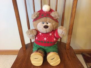 Vintage Trappers Plush Teddy Bear With Outfit