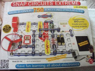 Snap Circuits Extreme Sc 750 Elenco 750 Electronics Project