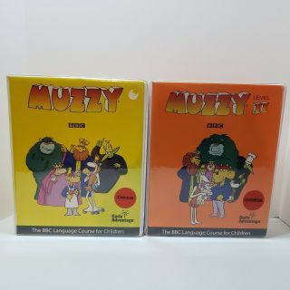 Bbc Muzzy Chinese Level 1 & 2 Dvd Childrens Language Learning Course Kit