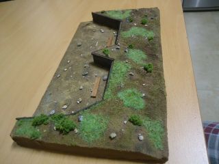 Napoleonic Age.  Artillery Emplacement Diorama (1/72 Scale).  Hand Painted